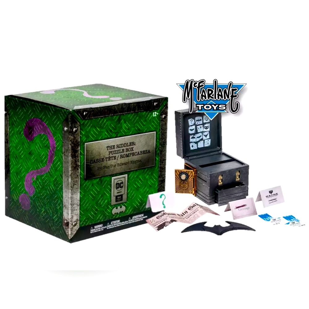 McFarlane The Batman DC Direct The Riddler: Puzzle Box by Edward Nygma - NEW